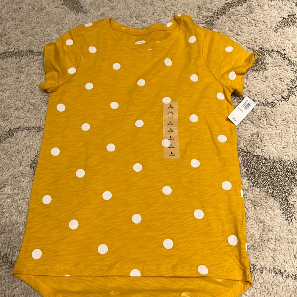 Girls 10/12 short sleeve. New with tags